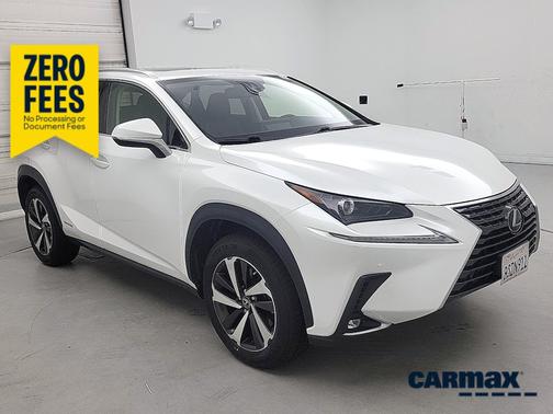 White 2020 Lexus NX 300h