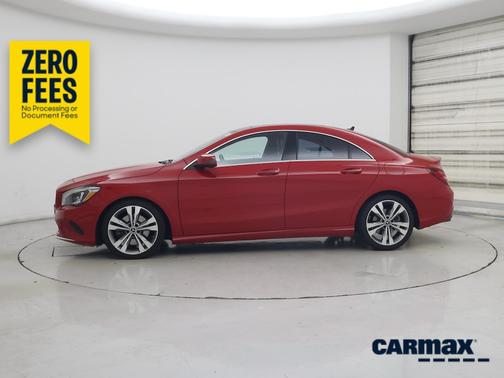 Red 2018 Mercedes-Benz CLA 250