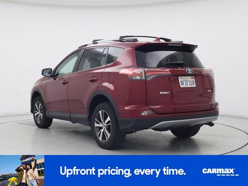 Red 2018 Toyota RAV4 XLE