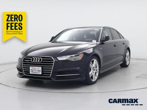 Black 2016 Audi A6 Premium Plus