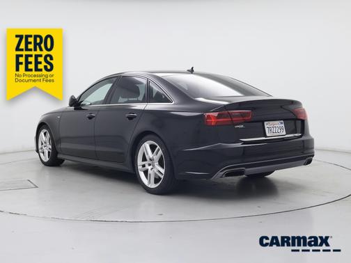 Black 2016 Audi A6 Premium Plus