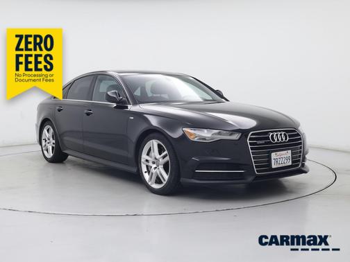 Black 2016 Audi A6 Premium Plus