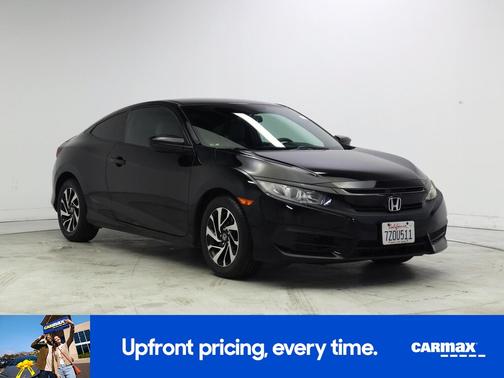 Black 2017 Honda Civic LX