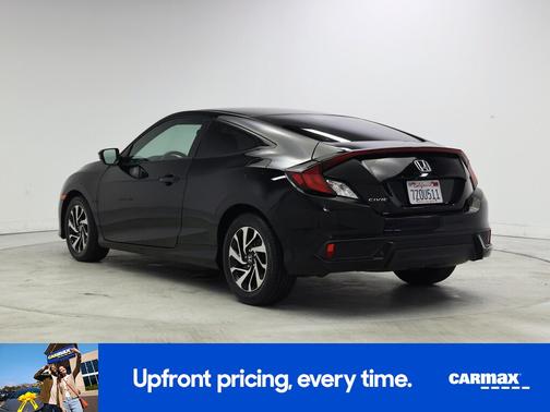 Black 2017 Honda Civic LX