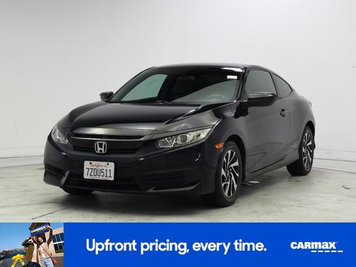 Black 2017 Honda Civic LX