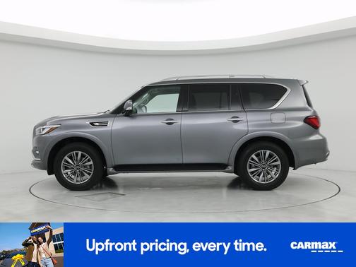 Gray 2021 INFINITI QX80 Luxe