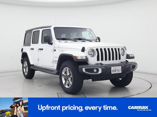White 2020 Jeep Wrangler Unlimited Sahara