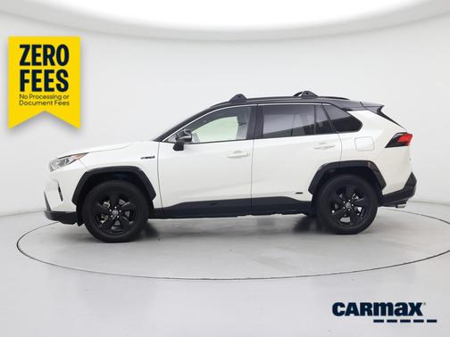 White 2020 Toyota RAV4 Hybrid XSE