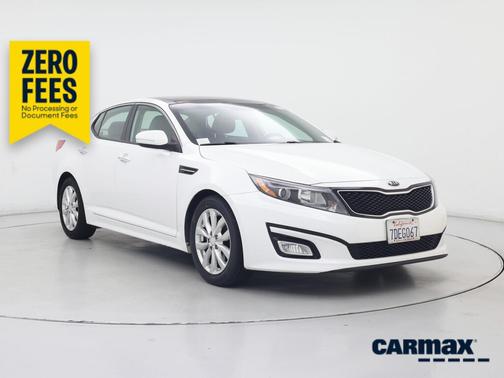 White 2014 Kia Optima EX