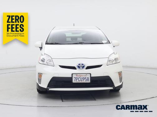 White 2015 Toyota Prius Three