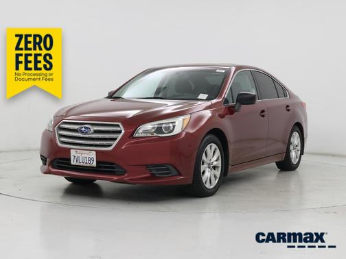Red 2017 Subaru Legacy 2.5I Premium