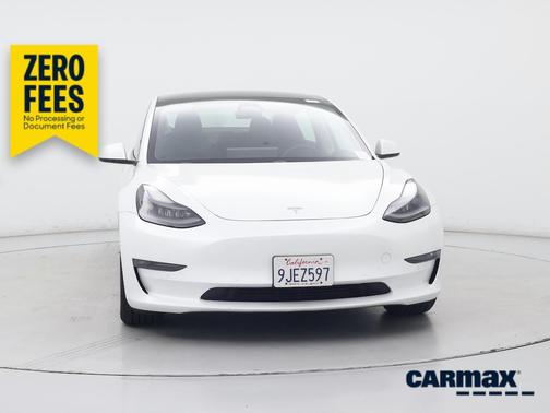 White 2021 Tesla Model 3 Long Range