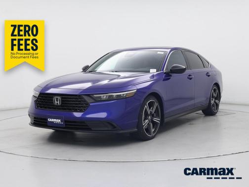 Blue 2023 Honda Accord Hybrid Sport