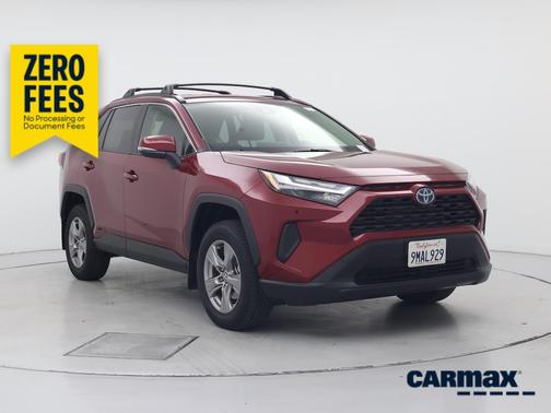 Red 2024 Toyota RAV4 Hybrid XLE