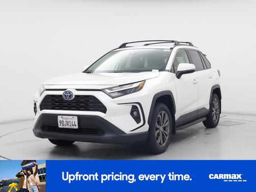 White 2022 Toyota RAV4 Hybrid XLE Premium