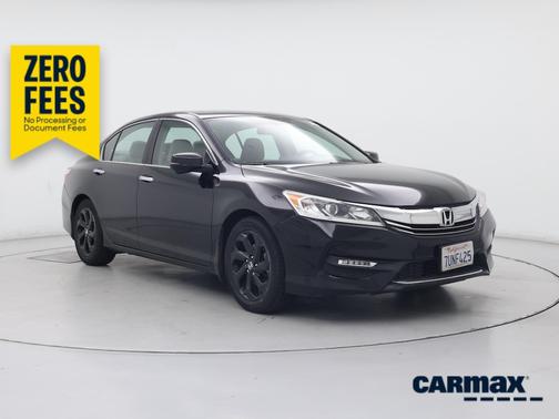 Black 2016 Honda Accord EX-L