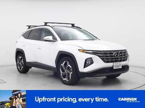 White 2023 Hyundai TUCSON Hybrid Limited