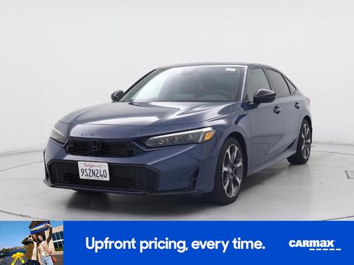 Blue 2025 Honda Civic Hybrid Sport Touring