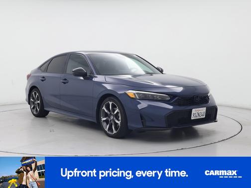 Blue 2025 Honda Civic Hybrid Sport Touring