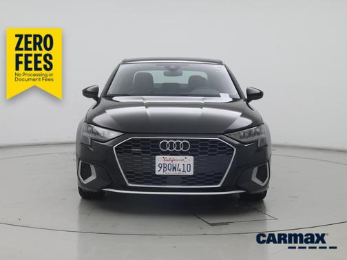 Black 2022 Audi A3 Premium