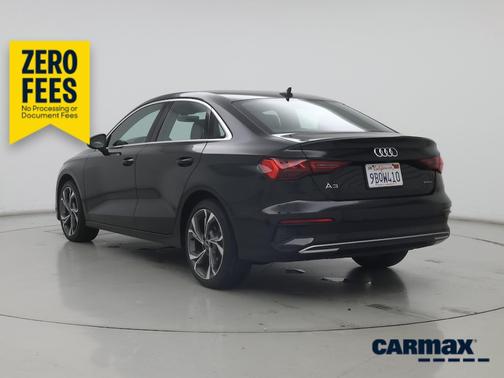 Black 2022 Audi A3 Premium
