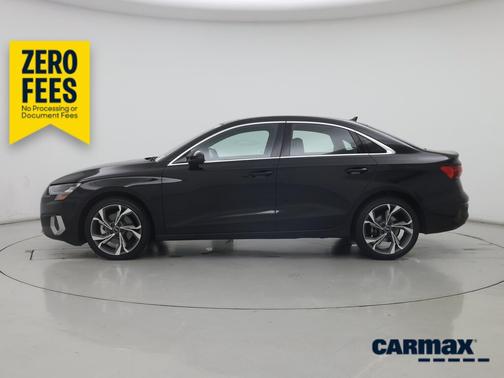 Black 2022 Audi A3 Premium