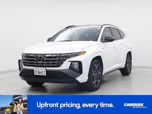 White 2024 Hyundai TUCSON Hybrid N Line