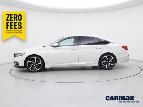 White 2019 Honda Accord Sport