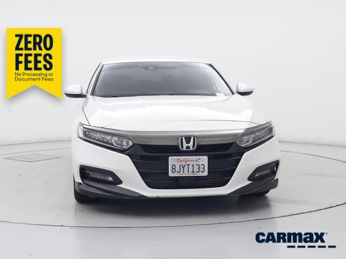 White 2019 Honda Accord Sport