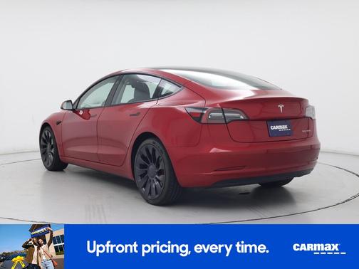 Red 2023 Tesla Model 3 Performance