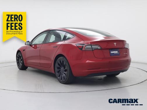 Red 2023 Tesla Model 3 Performance