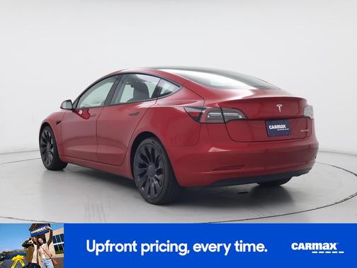 Red 2023 Tesla Model 3 Performance