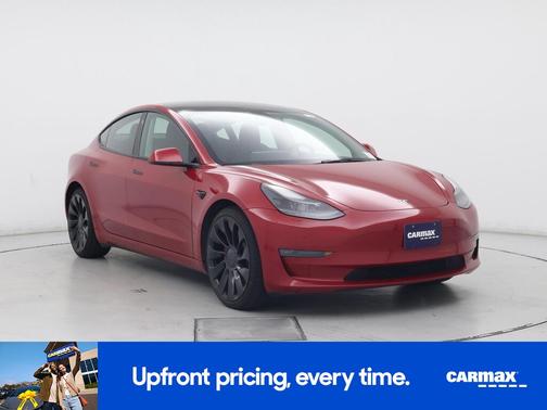 Red 2023 Tesla Model 3 Performance