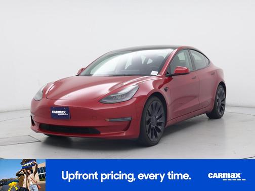 Red 2023 Tesla Model 3 Performance