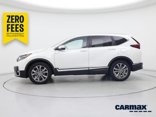 White 2021 Honda CR-V Hybrid Touring