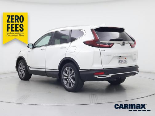 White 2021 Honda CR-V Hybrid Touring