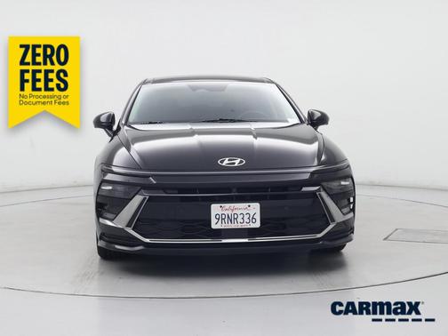 Black 2025 Hyundai SONATA Hybrid Limited