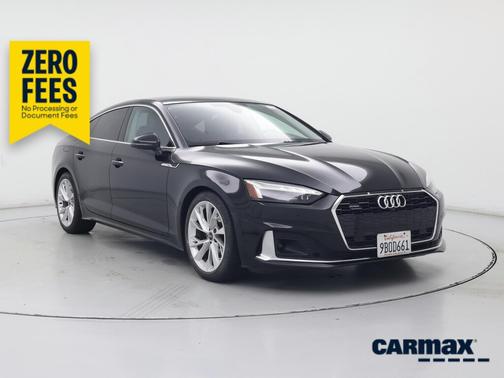 Black 2021 Audi A5 Sportback Premium Plus