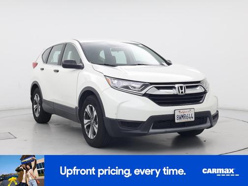White 2017 Honda CR-V LX