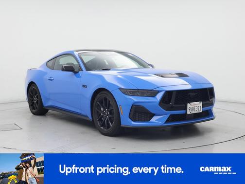 Blue 2025 Ford Mustang GT
