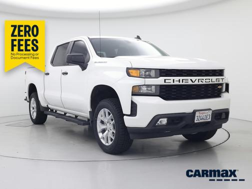 White 2021 Chevrolet Silverado 1500 Custom