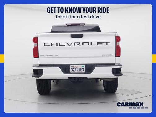 White 2021 Chevrolet Silverado 1500 Custom