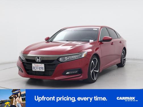 Red 2018 Honda Accord Sport