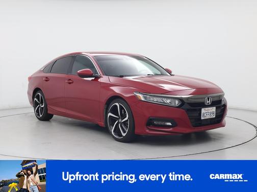 Red 2018 Honda Accord Sport