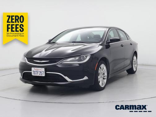 Black 2016 Chrysler 200 Limited