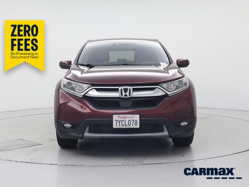 Burgundy 2017 Honda CR-V EX-L