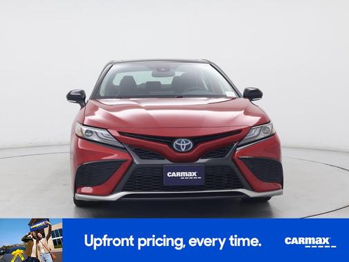 Red 2022 Toyota Camry Hybrid XSE