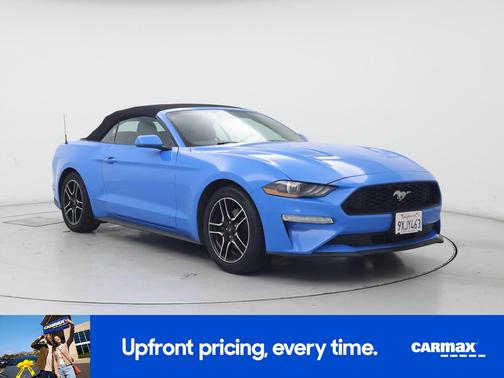 Blue 2022 Ford Mustang Ecoboost Premium