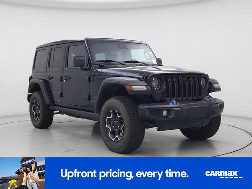 Black 2023 Jeep Wrangler 4xe Unlimited Rubicon