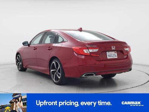 Red 2019 Honda Accord Sport